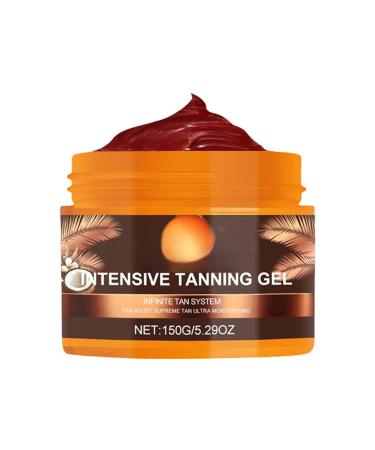 WJnflQN Tanning Gel Accelerator Self-Tanning Solution Travel Size Women - Fast Absorbing Gel for Home Travel Vacation Outdoor and Indoor