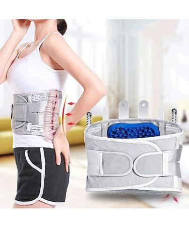 Tylxayoxa Universal Lumbar Belt for Men & Women | Adjustable Sacro-Lumbar Support | Removable Rails | Gray Size L - Buy Online on GoSupps.com
