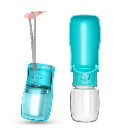 Rainpal foldable dog water bottle - 12oz leak proof portable pet water bottles |Dog travel water bottle for hiking travel outdoor |Pet dispenser bottle BPA-free plastic (blue) blue - Buy Online on GoSupps.com