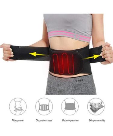 Samnuerly Adjustable Tourmaline Magnetic Back Support Belt - Lumbar Support Therapy for Men & Women (Black Size S) - Buy Online on GoSupps.com