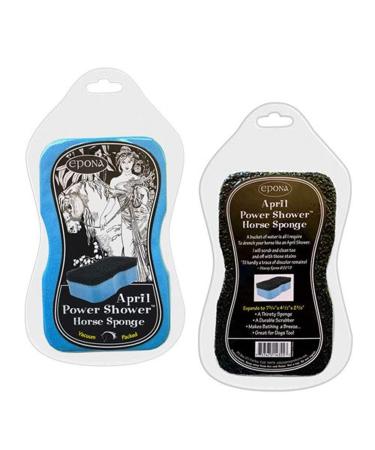 April Power Shower Horse Sponge - Tiger's Tongue and April Showers Combo