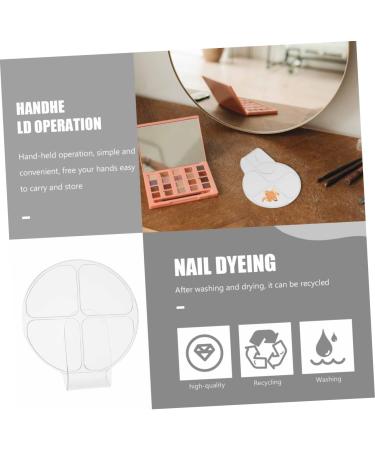  STOBOK STOBOK Makeup Mixing Plate Set Portable Makeup Tray Acrylic Makeup Trays for Nail Art for Professionals - Buy Online on GoSupps.com