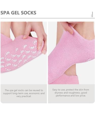Beaupretty Foot Moisture Gauming Socks - 3 Pairs Moisturizing Gel Socks for Overnight Hydration | Soft & Comfortable Gelsock Socks - Buy Online on GoSupps.com