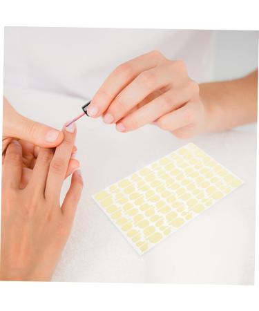 Mikinona 6 Sheets Manicure Tools Double-sided Tape Transparent Stickers Tape Double Sided Two Sided Tape Nail Art Tools Nail Stickers for Press Ons Nail Forms Double Sided Tape White - Buy Online on GoSupps.com