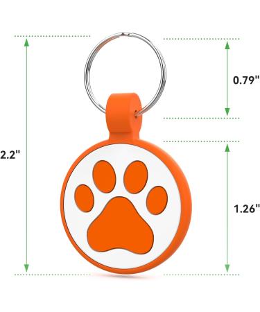 Whoseid QR Code Cat Collar | Customizable Pet Profile | Emergency Contact Silicone Accessory | Lightweight No Jingle | Medium to Large Breeds - Sunset Chevron Design - Buy Online on GoSupps.com