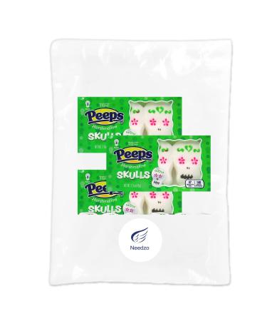 3 Packs Halloween Peeps Marshmallow Candy - Festive Sugar Skulls Party Favors for Baking DIY - 9 Pieces Per Pack - Buy Online on GoSupps.com