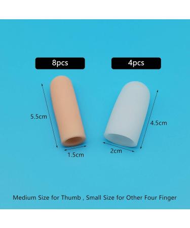 YancLife Gel Finger Protector 12 PCS - Finger Cots for Hand Eczema, Cracking & Arthritis Relief - Buy Online on GoSupps.com