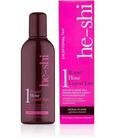 He-Shi Quick and Easy Rapid 1 Hour Liquid Step 2 Self Tan 150 ml
