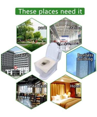 100 Flushable Toilet Seat Covers Dissolved in water  portable individually packaged for Kids  Toddlers and Adults for Use During Travel  Potty Training and Many More (10 Resealable Packs of 10) - Buy Online on GoSupps.com