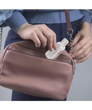 Soujoy 40 Pack 60ml Refillable Plastic Bottles - Transparent Travel Containers with Folding Lock & 8 Lids for Shampoo Lotions & Creams - Buy Online on GoSupps.com