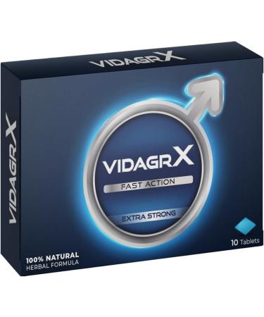 VIDAGRX | Fast Action | 10 Tablets | Ginseng | Manufactured in The UK - Buy Online on GoSupps.com