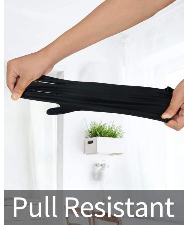 ThxToms Reusable Hair Dye Gloves - 3 Pairs, Professional Color Rubber Gloves for Home & Salon (Black, Medium) - 6 Count - Buy Online on GoSupps.com