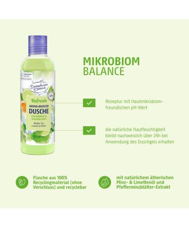  Dresdner Essenz Dresdner Essenz Refresh Shower Gel - 250 ml - Vegan - Buy Online on GoSupps.com