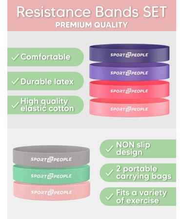 Shop Resistance Bands for Workouts - 7 Levels E-book & Recipes Included | Exercise Bands Booty Bands & More for All Fitness Levels - Buy Online on GoSupps.com