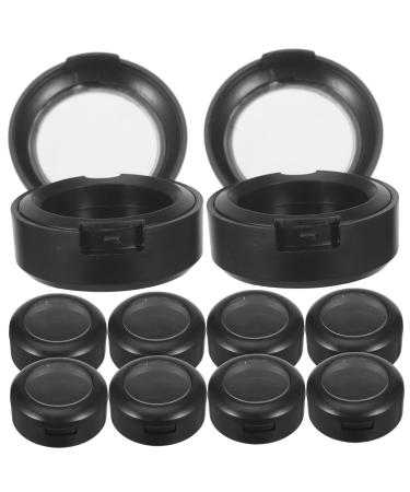 Beavorty Empty Eyeshadow 10pcs Box Eye Shadow Nose Shadow Box Cosmetic Travel Containers Eyeshadow Case Diy Makeup Container