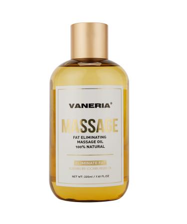 Vaneria massage oil muscle relaxation for heating joint pain relief improves blood circulation and relieves pressure anti-cellulite and tightening of the skin grape seed massage oil 225ml