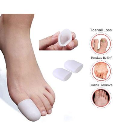 Smooth & Breathable Gel Toe Caps Toe Protectors Soft Toe Sleeves for Blisters Corns Hammer Toes Ingrown Toenails by PEDIMEND Foot Care - Unisex(1 Pair) - Buy Online on GoSupps.com