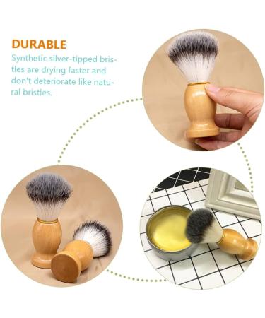 Frcolor 2-Piece Makeup Shaving Brush Set | Hairdresser & Salon Neck Hair Removal Brushes for Men - Buy Online on GoSupps.com