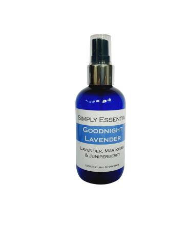 Simply Essential Goodnight Lavender Aromatherapy Pillow Spray with Lavender Marjoram and Juniperberry Essential Oils 100ml