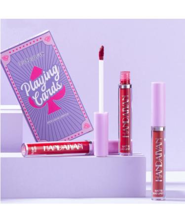4-Part Matt Lipstick Set | Velvety Liquid Lipstick & Naked Lip Gloss Kit | Waterproof & Long-Lasting Makeup - Buy Online on GoSupps.com