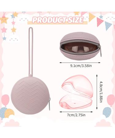 Yamitora 6-Piece Pacifier Storage Box Set Silicone & Transparent - Portable for Baby Girls & Boys - Perfect On-the-Go Solution - Buy Online on GoSupps.com