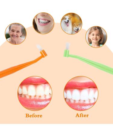 Ouligay 4PCS Double-Ended Interspace Orthodontic Toothbrush Set for Detail Cleaning - Buy Online on GoSupps.com