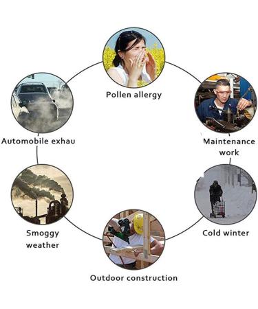 Washable Reusable Adult Protect Cover Mask - 17 Pieces with Filter Bag & Adjustable Ear Loops - Perfect for Christmas! - Buy Online on GoSupps.com