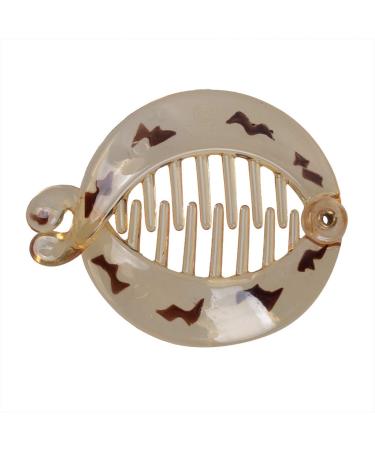 Fodattm Hair Comb Set - French Banana Clips & Ponytail Holders - 4 Stylish Interlocking Combs for Trendy Hairstyles - Buy Online on GoSupps.com