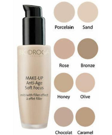Biodroga Make-up Anti Age Soft Focus - 01 Porcelain - 30 Ml. For a Natural and Even Look of the Complexion.