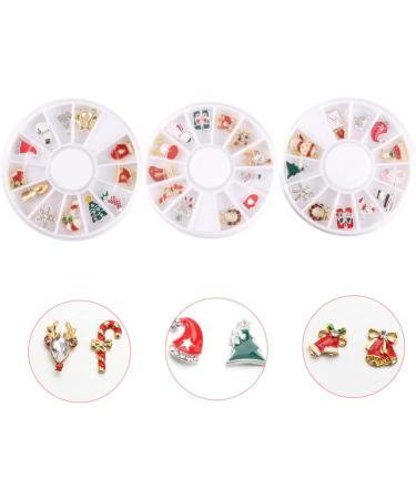 Colorful Nail Jewelry Christmas Decorations | Manicure Tools & Creative Nail Accessories | Perfect Stocking Filler - 5.8x5.8cm - Buy Online on GoSupps.com