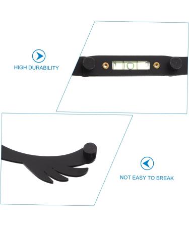 Beavorty 5pcs eye brow shaping kit white eyebrow ruler mapping level ruler eyebrow line aluminum alloy - Buy Online on GoSupps.com