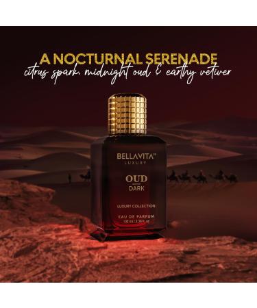 OUD DARK Eau De Parfum (3.48 fl. oz.) | Intense Arabian Perfume for women & men | Infused with Citrus Grapefruit Floral Vetiver Orris Musky Oud | Fragrance Family: Spicy Ambery and Oud - Buy Online on GoSupps.com