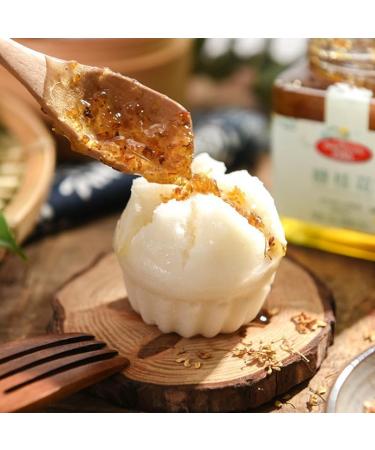 8.81oz/250g Sweet Osmanthus Flower Jam Seasoning Sauce sugar Osmanthus Osmanthus Blended with Honey Osmanthus Petal Jam for Dessert Chinese Specialties (1 can) - Buy Online on GoSupps.com