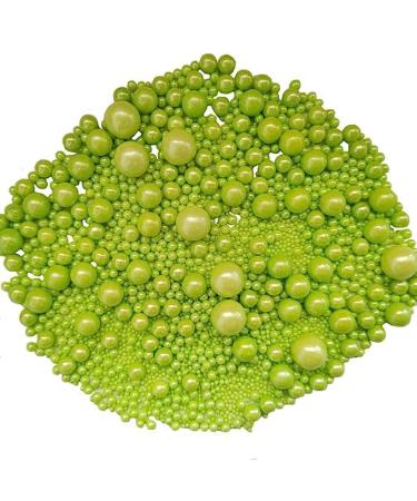 Edible Green Pearl Sugar Sprinkles 120g | Cake Decoration for Birthday Halloween Thanksgiving Christmas & Parties - Buy Online on GoSupps.com