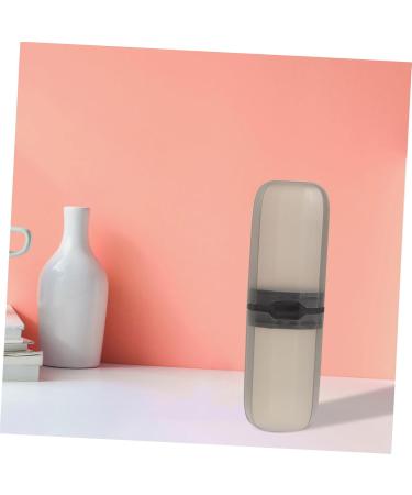 Hapinary Prosthesis Brush Cover & Toothbrush Holder - Travel Storage Box for Dentures & Electric Brushes - Buy Online on GoSupps.com