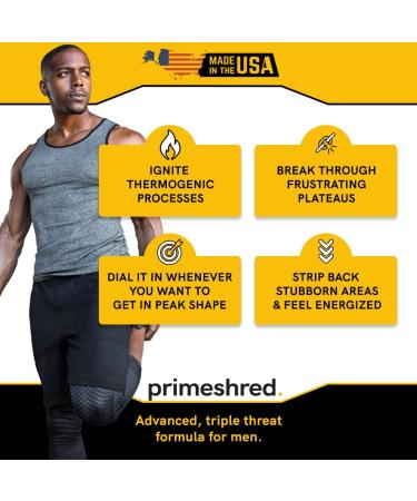 Thermogenic Appetite Suppressant Pills for Men | Triple Action Weight Loss Supplement & Energy Booster (90 Capsules) - Shop Now - Buy Online on GoSupps.com