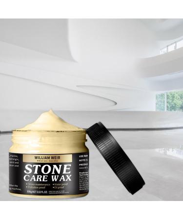 100g Polishing Wax for Granite & Natural Stone | Premium Stone Care Wax | Polish for Marble Ceramic Tiles & Stone Floors - Buy Online on GoSupps.com
