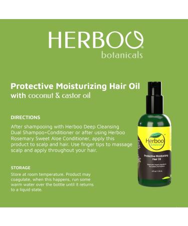 Herboo Botanicals Jamaican Hair and Skin Care - Nourishing Hair Oil - Buy Online on GoSupps.com