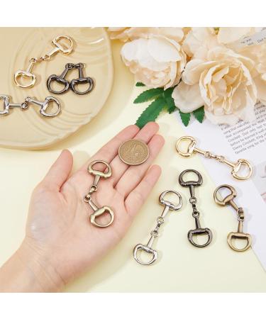 SUPERFINDINGS 8Pcs 4 Colors Alloy D Ring Snaffle Bit Buckles Horse Bit Buckle Double Bit Buckle for DIY Snaffle Bit Horse Jewelry Loafer Shoes Decoration 72x21x6mm - Buy Online on GoSupps.com