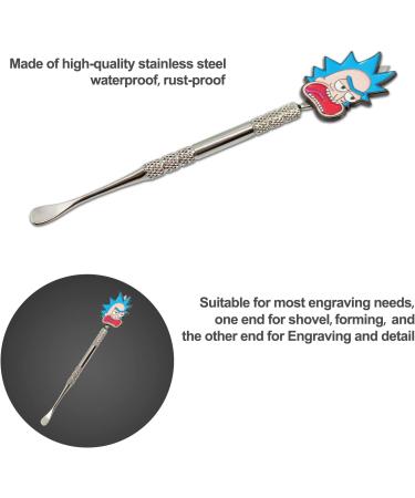Waxmaid 2 Packs Stainless Steel Wax Carving Tool Set - 4.7 inch Cartoon Toy Gift - Buy Online on GoSupps.com