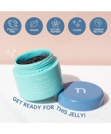Nuria Hydrate Revitalizing Jelly Night Face Moisturizer | Refreshing Jelly Mask for All Skin Types | 55g - International Shipping Available - Buy Online on GoSupps.com