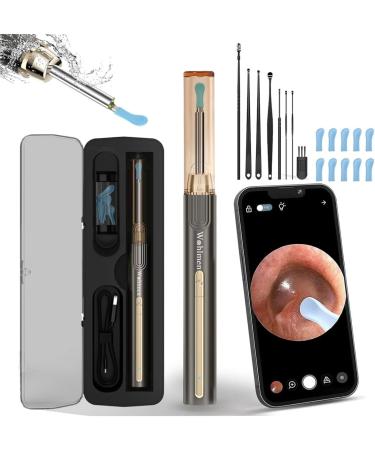 Ear wax removal otoscope otoscope with 1920p HD camera with 6 LED lights supports iOS & Android systems ear cleaner with 10 silicone ear mussels for adults children and dog cleaners