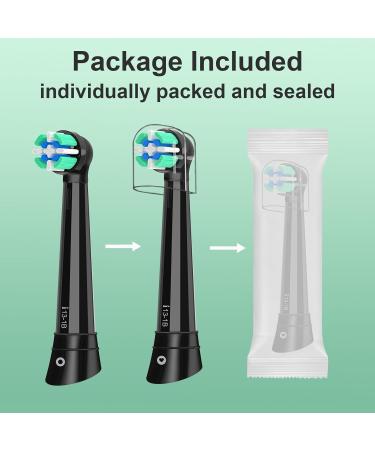 Toothbrush Replacement Heads for Oral-B iO Series 2-10 - 10 Pack Compatible Black/White Brush Heads - Buy Online on GoSupps.com