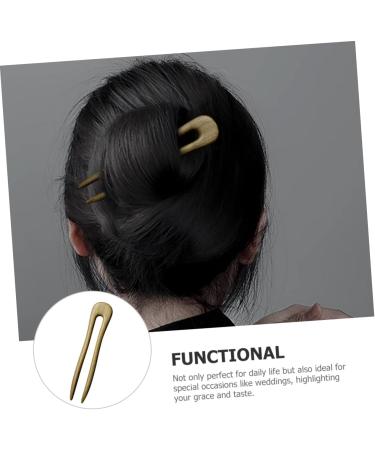 FRCOLOR Green Sandalwood Hairpin Women Hair Sticks Wooden Hair Stick U Shaped Hair Pins French Hair Clips Bridal Hair Clip French Hair Fork Hair Stick for Hair Tiara Headgear Bride Hanfu - Buy Online on GoSupps.com