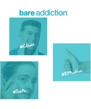 Bare Addiction 150ml Daily Skincare Foaming Gel Cleanser for Deep Cleansing and Reducing Excess Oil Spots Redness and Blocked Pores - Buy Online on GoSupps.com