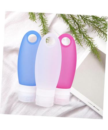 FRCOLOR Liquid Pumping Bottle Makeup Remover Dispenser silicone containers Dispenser Bottle Empty Squeeze shampoo for women silicone squeeze bottle travel red white blue Bottled - Buy Online on GoSupps.com