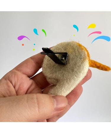 Handmade-Needle Felted Butt Gag Cat Car Accessories Handmade Cat Butt Car Vent (H) - Buy Online on GoSupps.com