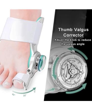 Toe Separator & Bunion Corrector | Adjustable Big Toe Bunion Splint for Day & Night Relief - Buy Online on GoSupps.com