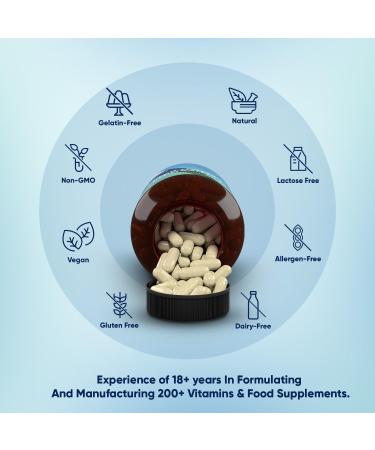 L Theanine 400mg - 6 Months Supply (180 Vegan Capsules) | Natural Nootropic Supplement | High Strength Amino Acid | Gluten Free - Buy Online on GoSupps.com