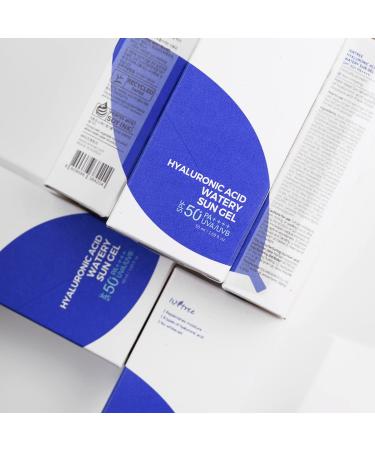 ISNTREE Hyaluronic Acid Watery Sun Gel SPF 50+ PA++++ 1.69 Fl Oz | 8 Types of Hyaluronic Acid | UVA and UVB Protection | No White Cast - Buy Online on GoSupps.com